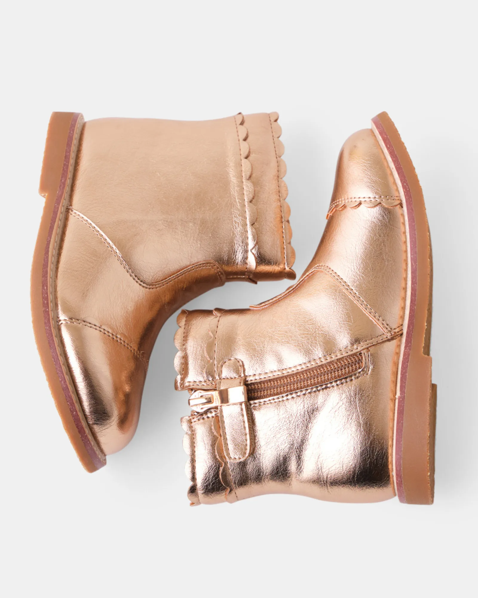 Callie Boot - Metallic Rose