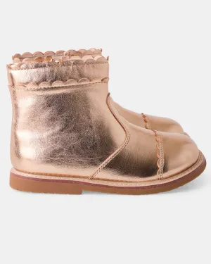 Callie Boot - Metallic Rose