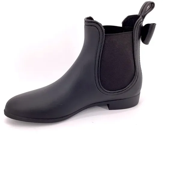 Catherine Malandrino Black Chelsea Rain Booties SZ 40 US 10