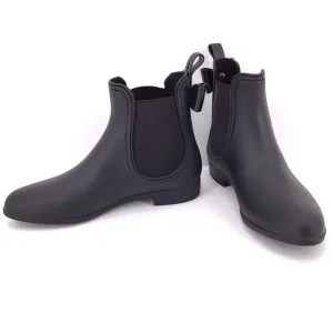 Catherine Malandrino Black Chelsea Rain Booties SZ 40 US 10