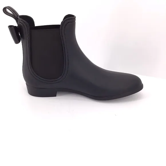 Catherine Malandrino Black Chelsea Rain Booties SZ 40 US 10