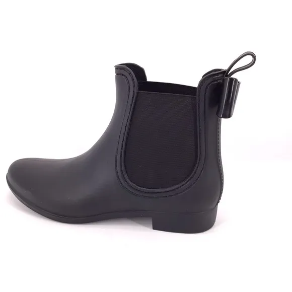 Catherine Malandrino Black Chelsea Rain Booties SZ 40 US 10