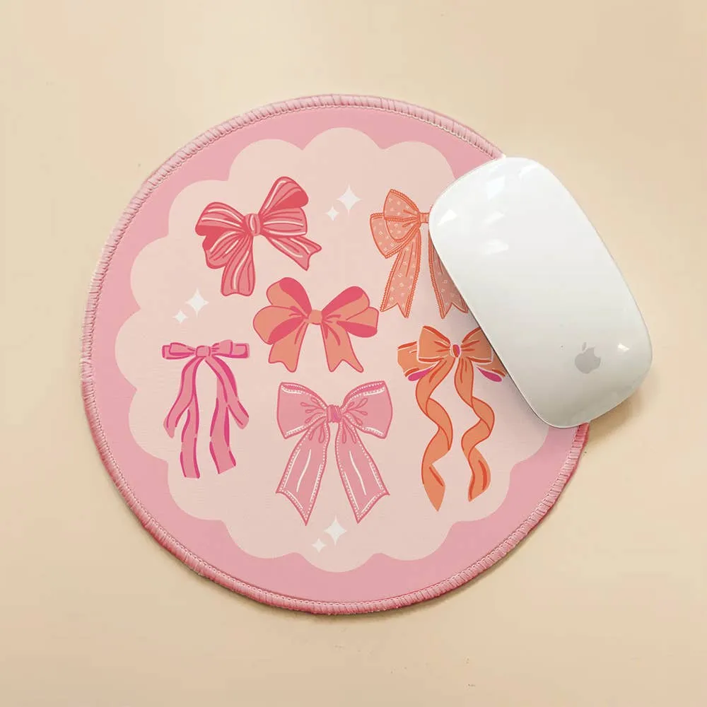 Chic Clicks Mouse Pad-Blushing Bows