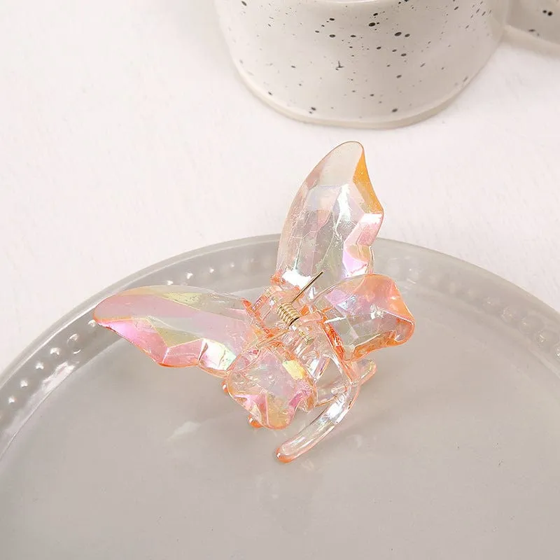 Chic Colorful Butterfly Chignon Claw Clip Hair Clip
