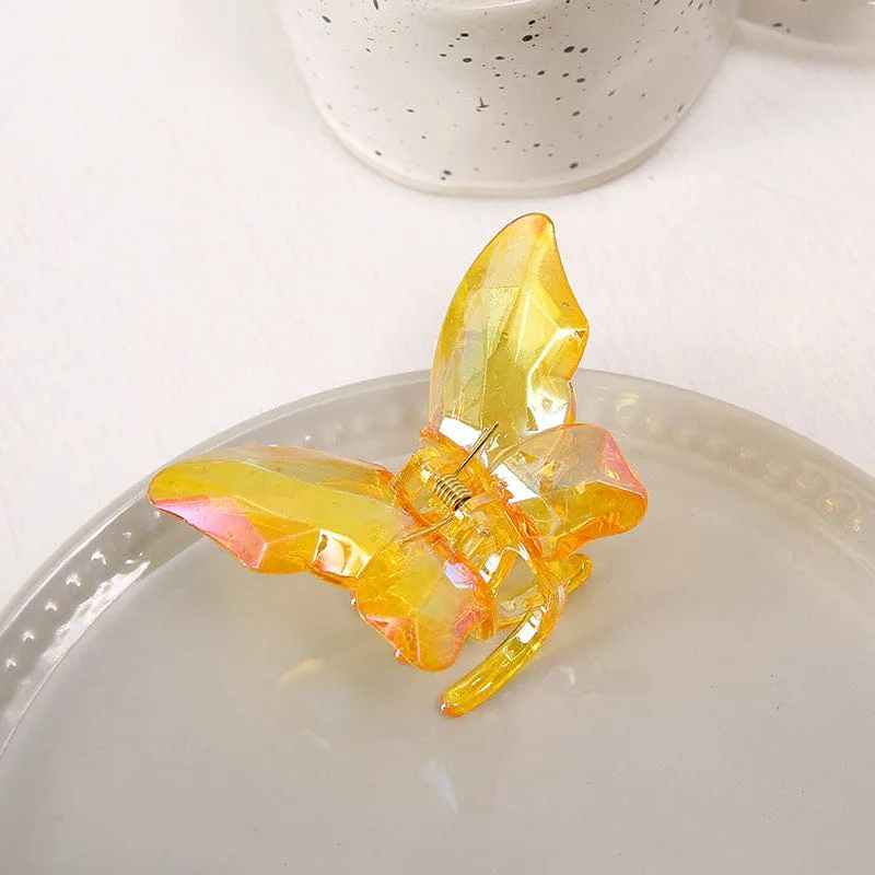 Chic Colorful Butterfly Chignon Claw Clip Hair Clip