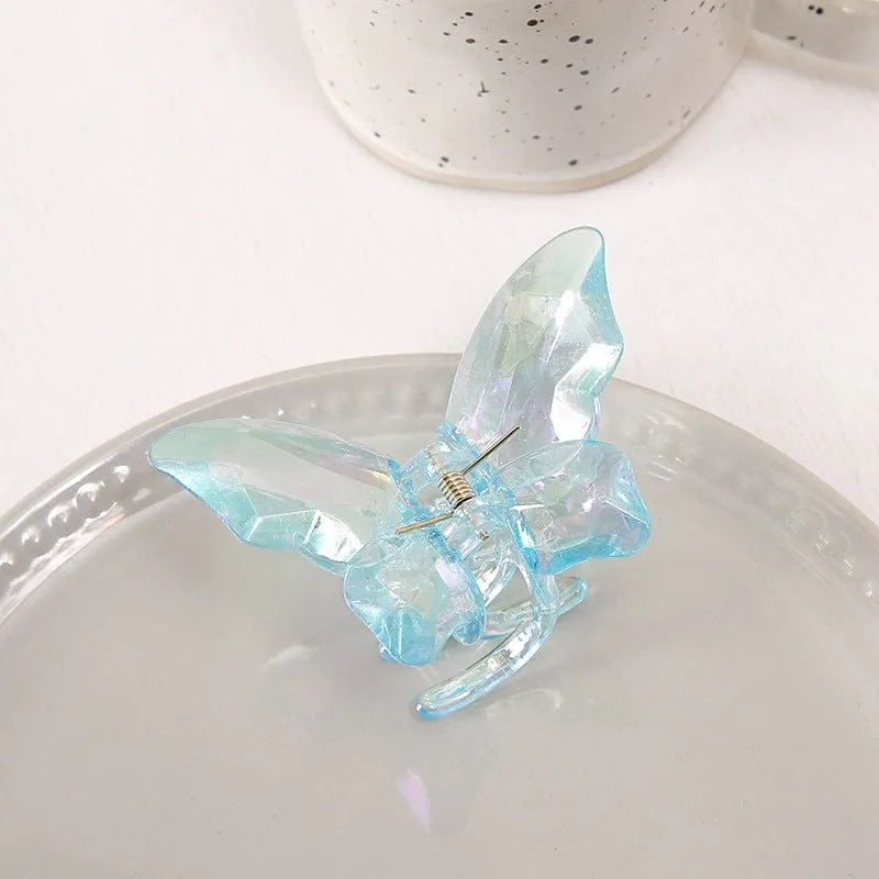 Chic Colorful Butterfly Chignon Claw Clip Hair Clip