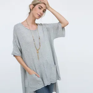 Comfy Oversize Knit Tunic