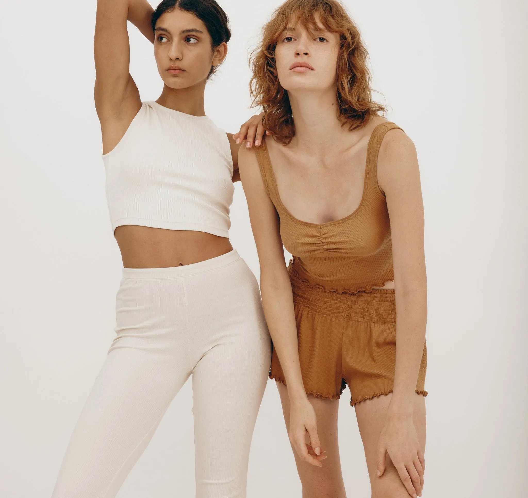 Core Rib Open Back Tank Top