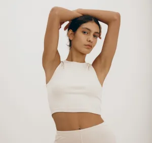 Core Rib Open Back Tank Top