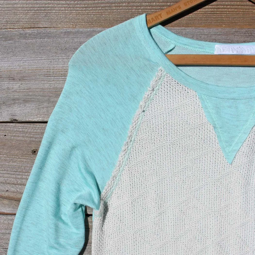 Cozy Camp Tee in Mint