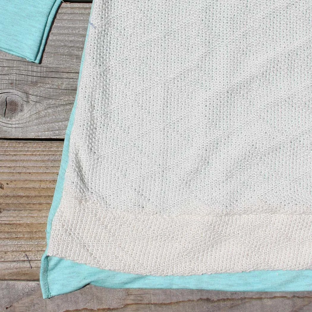 Cozy Camp Tee in Mint