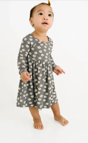 Cozy Daisy Bamboo Twirl Dress