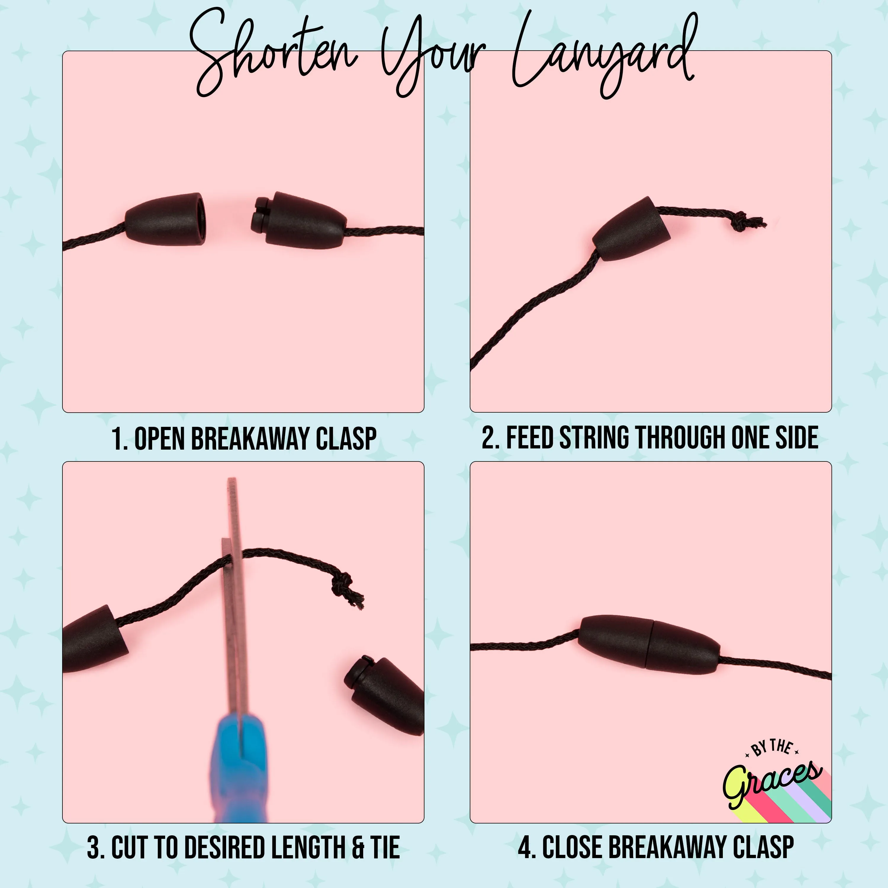 Cozy Rosy Lanyard