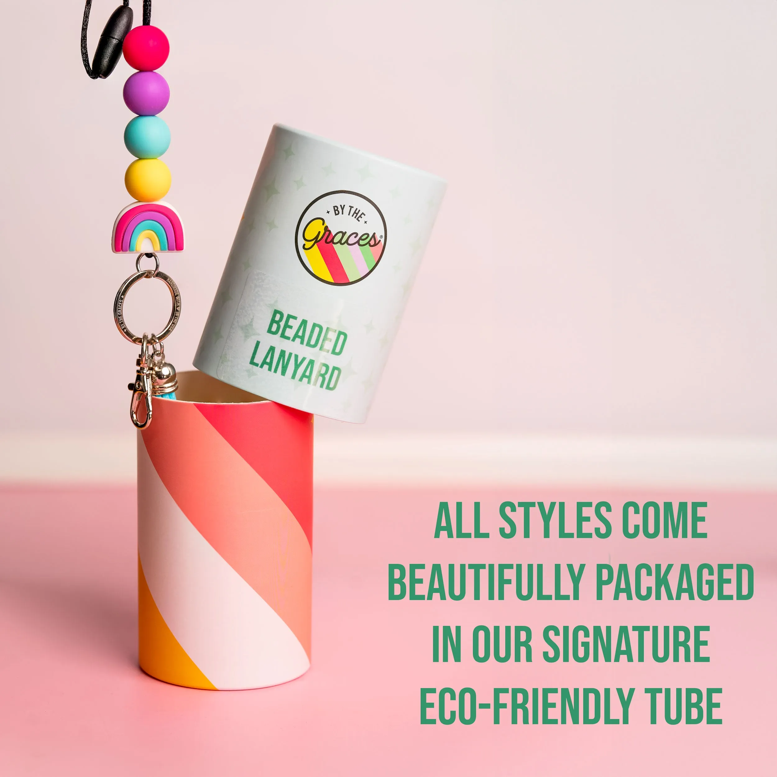Cozy Rosy Lanyard