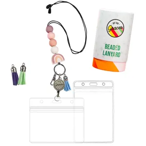 Cozy Rosy Lanyard
