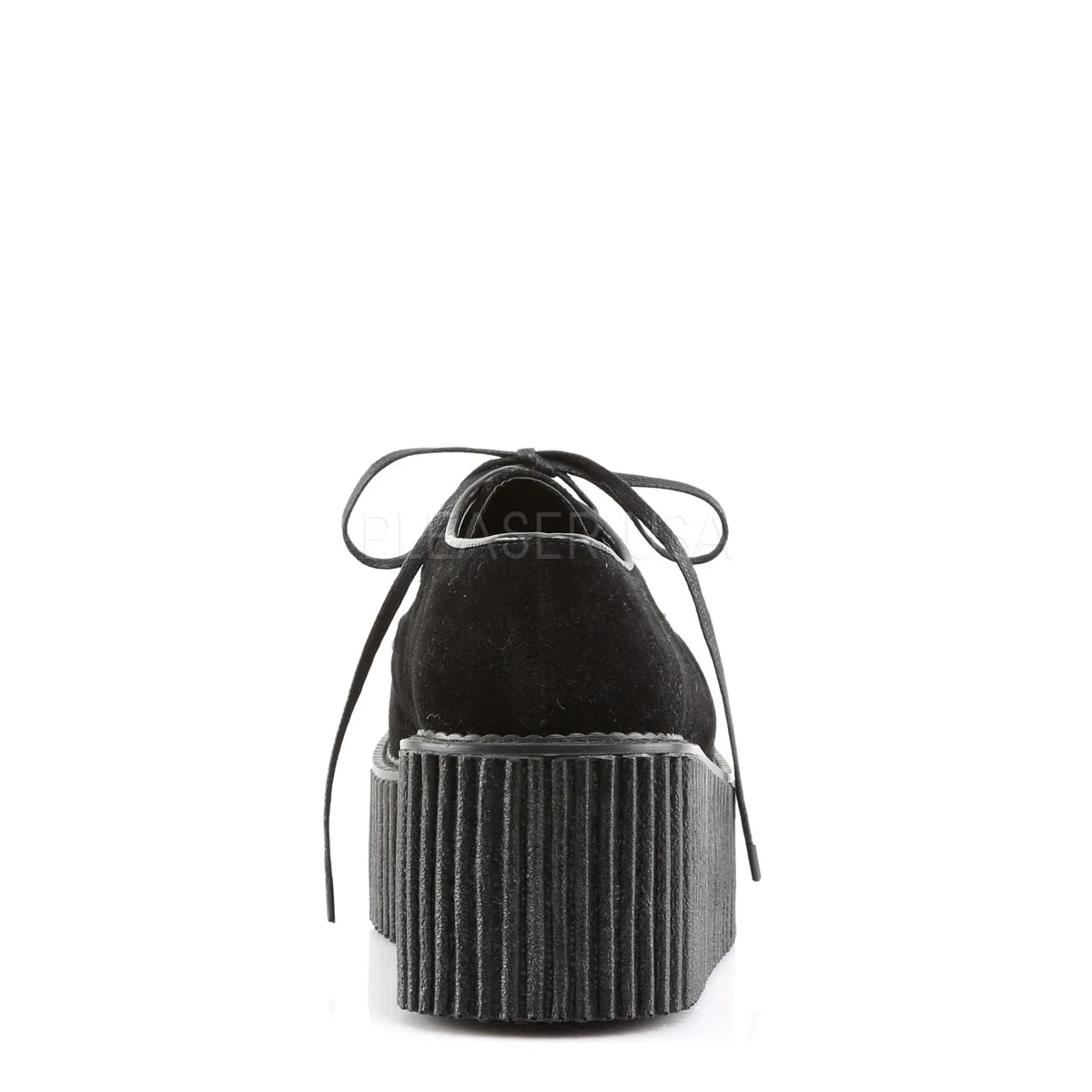 CREEPER-216  Black Vegan Suede