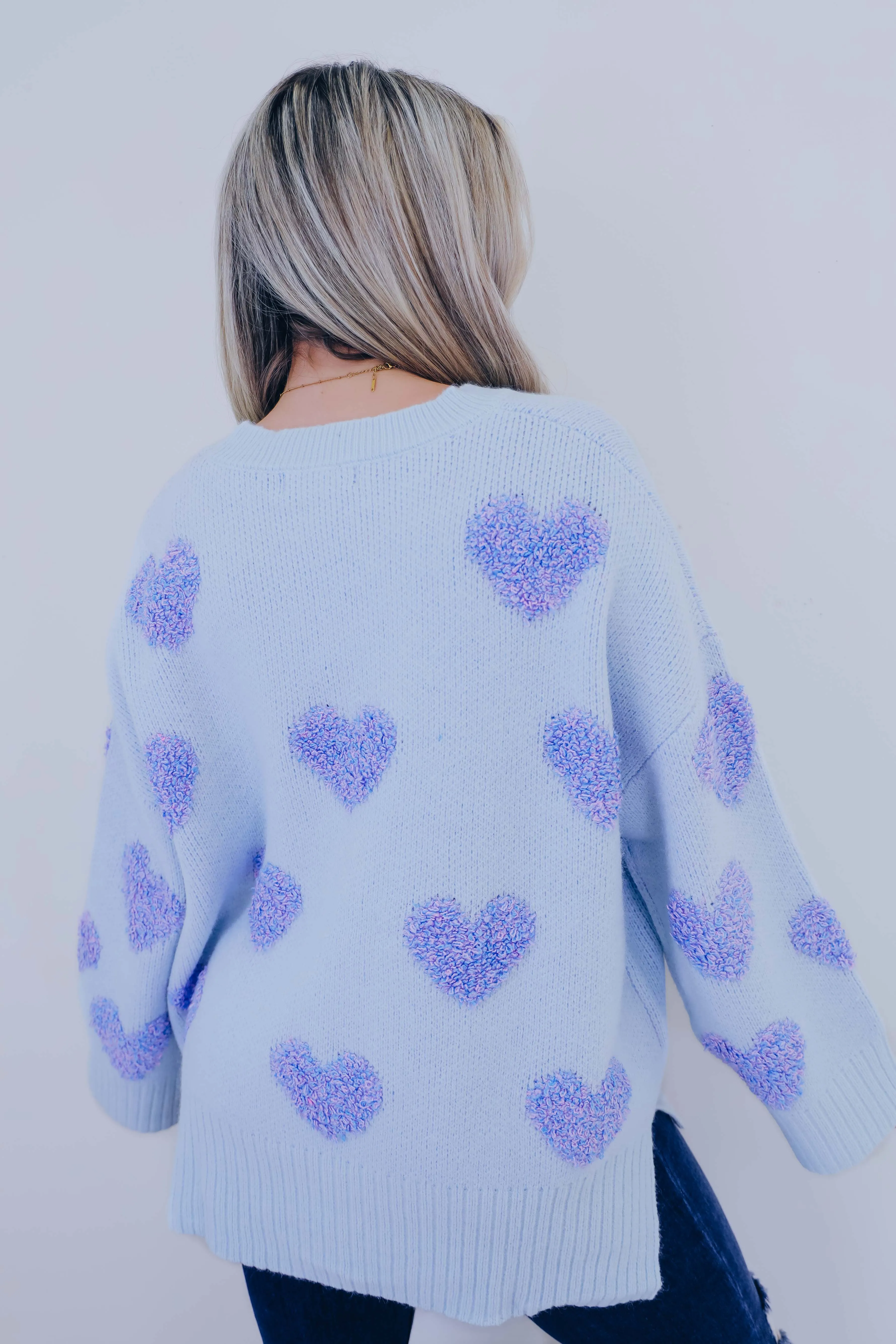 Cupid Cozy Heart Oversized Sweater - 2 Colors