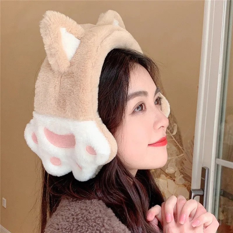 Cute cat warm earmuffs yc50202