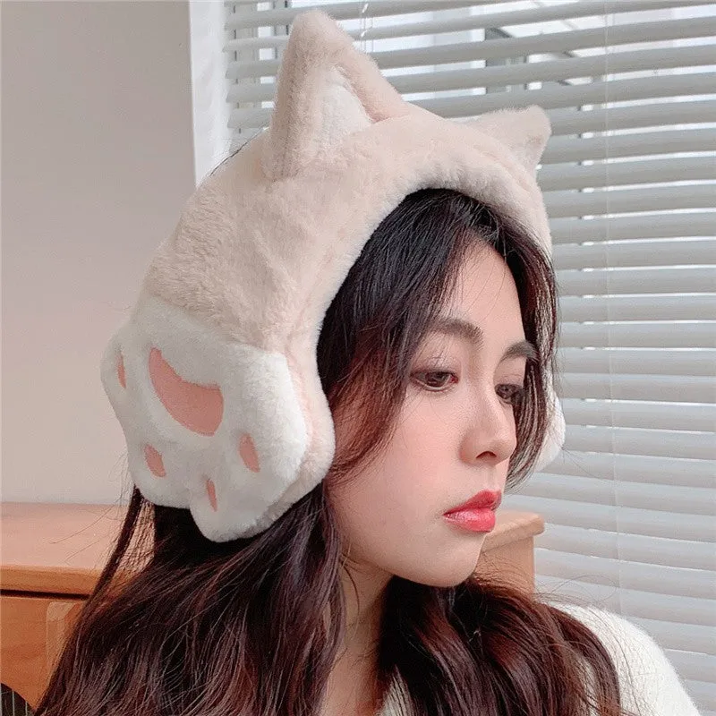 Cute cat warm earmuffs yc50202