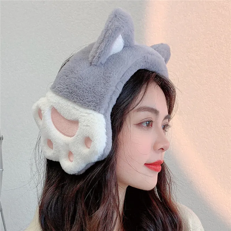 Cute cat warm earmuffs yc50202