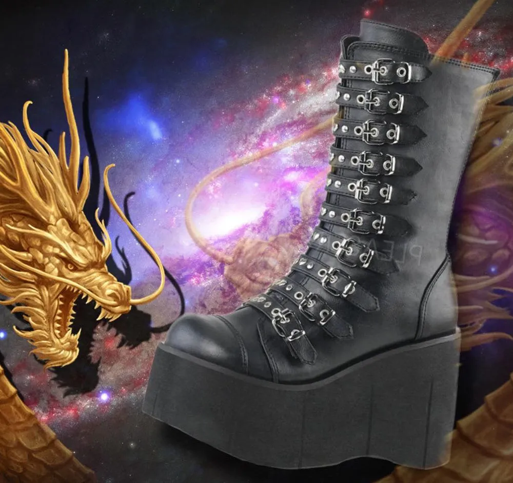 DemoniaCult KERA-50 Boots (UK8)
