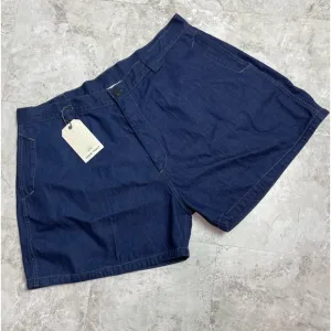 DENIM FAMILY LEVIS WOMENS SHORTS PLUS SIZE 36 DARK BLUE ORIGINALLY $248 MCM