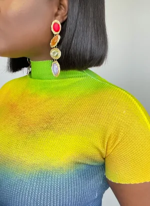 “DIVA” MULTI CRYSTAL EARRINGS