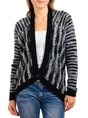 Elan | Striped Sweater Cardigan