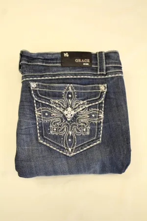 Grace in L.A. | PS8357 Plus Size Boot Cut Bling