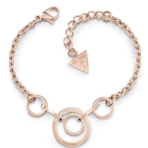 Guess Rose Gold Eternal Circles Bracelet