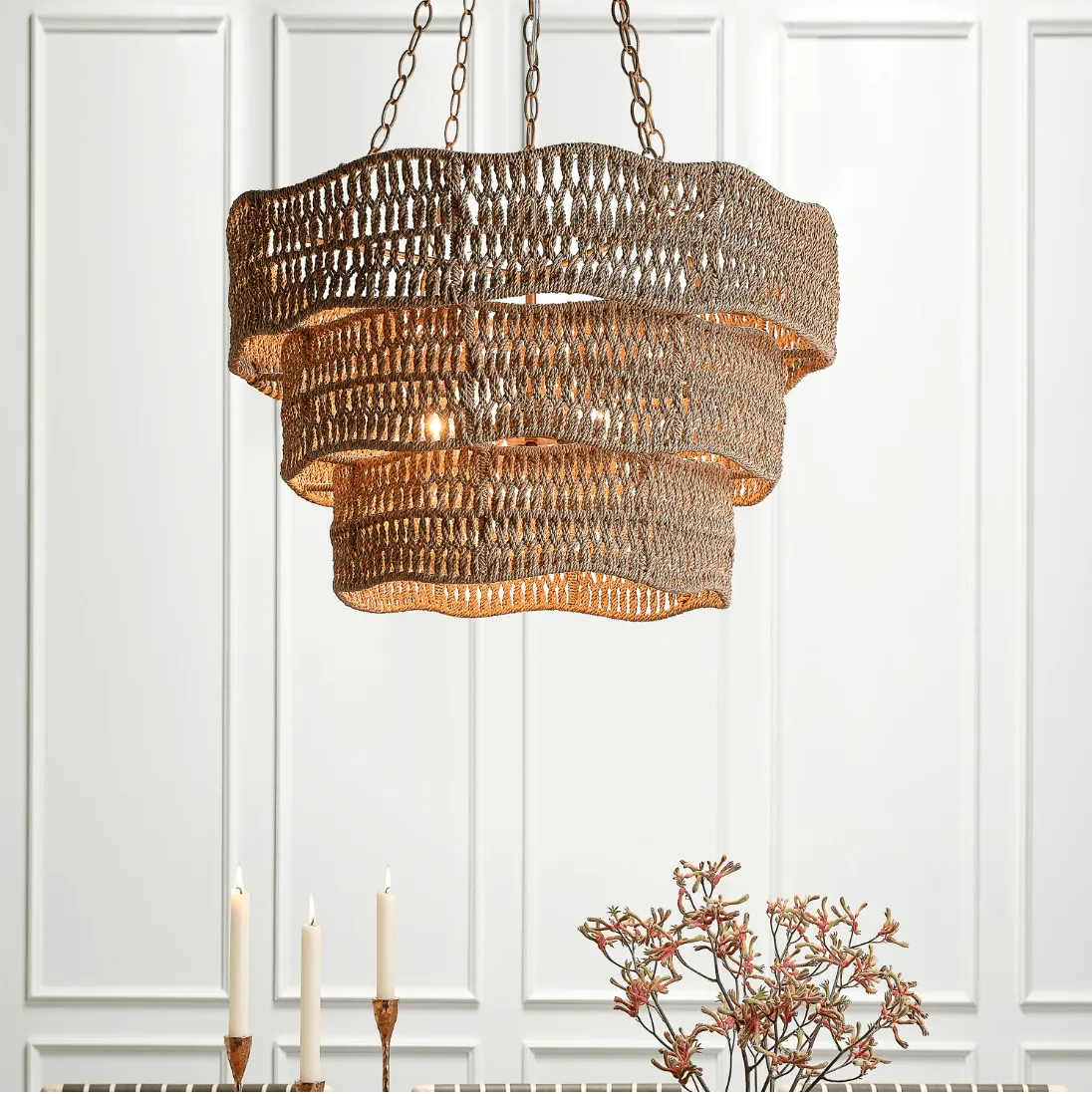 Halina Woven Chandelier
