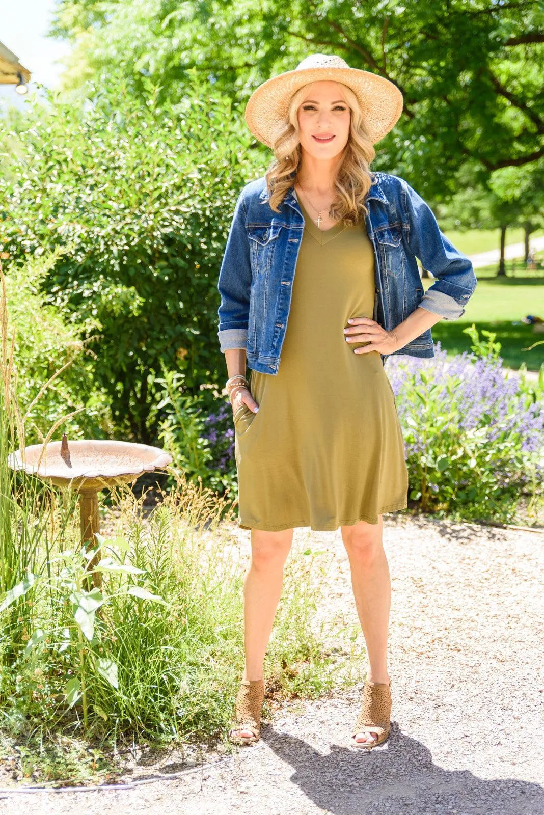 Hazel Blues® | Counting On You T-Shirt Dress