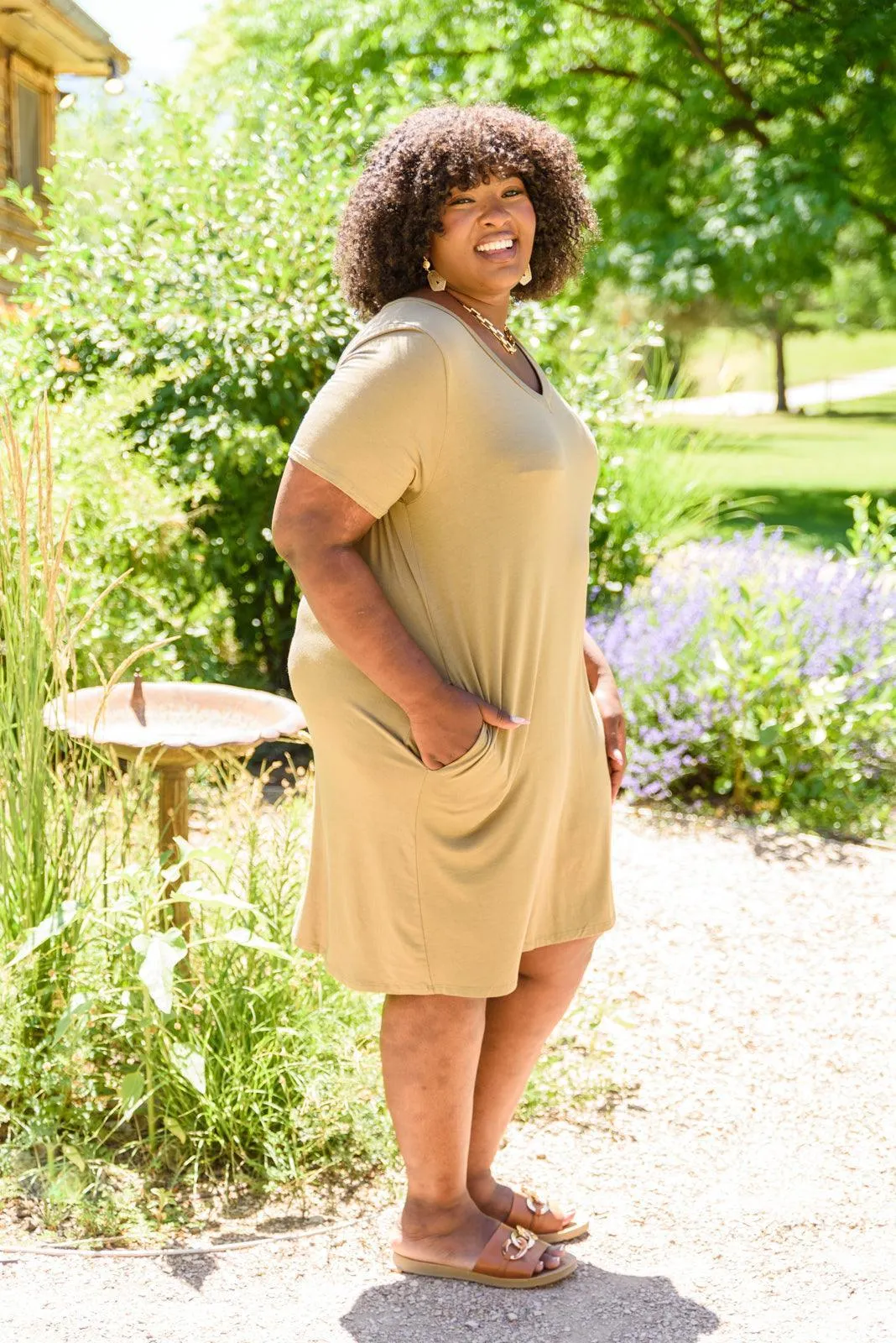 Hazel Blues® | Counting On You T-Shirt Dress