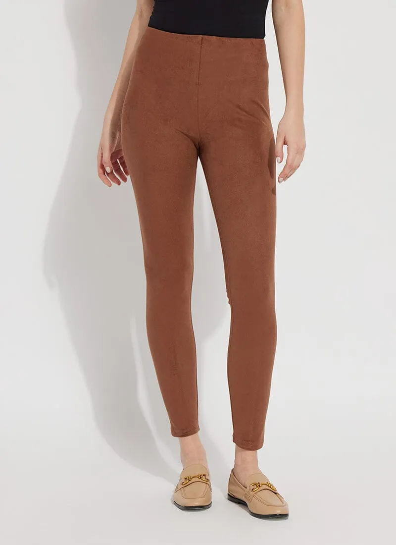 Hi Waist Suede Legging (28.5" Inseam)