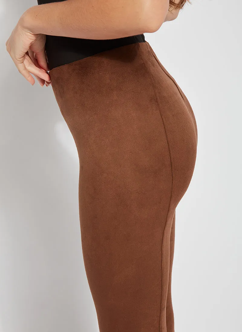 Hi Waist Suede Legging (28.5" Inseam)