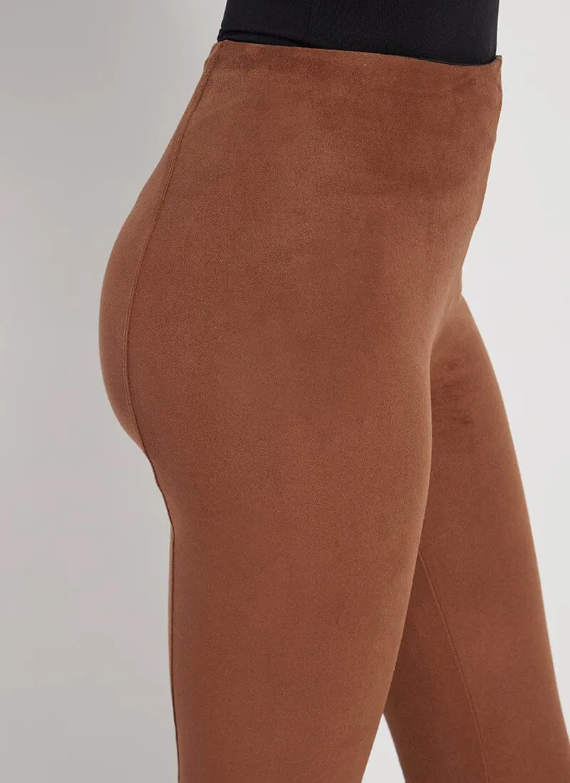 Hi Waist Suede Legging (28.5" Inseam)