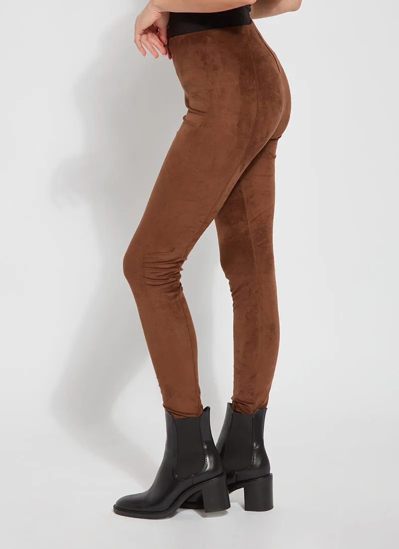 Hi Waist Suede Legging (28.5" Inseam)