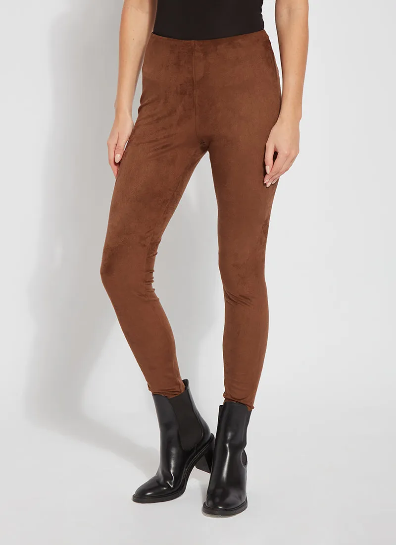 Hi Waist Suede Legging (28.5" Inseam)