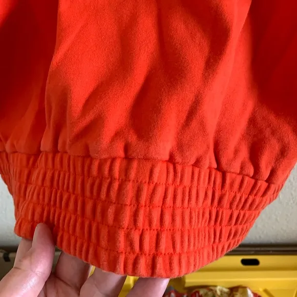 I.B. Diffusion 80s Colorful Orange Bright Embroidered Jacket 🌴