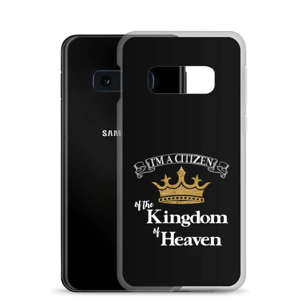 I'm a Citizen, Samsung Black Case, Galaxy S10, S10e, S10 , S20, S20 , S20 Ultra, S21, S21 , S21 Ultra_White-Design