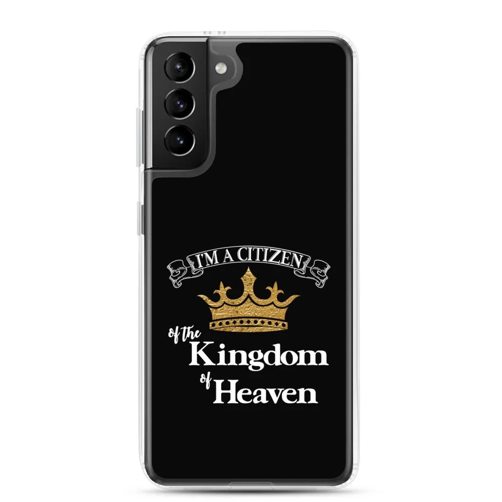 I'm a Citizen, Samsung Black Case, Galaxy S10, S10e, S10 , S20, S20 , S20 Ultra, S21, S21 , S21 Ultra_White-Design