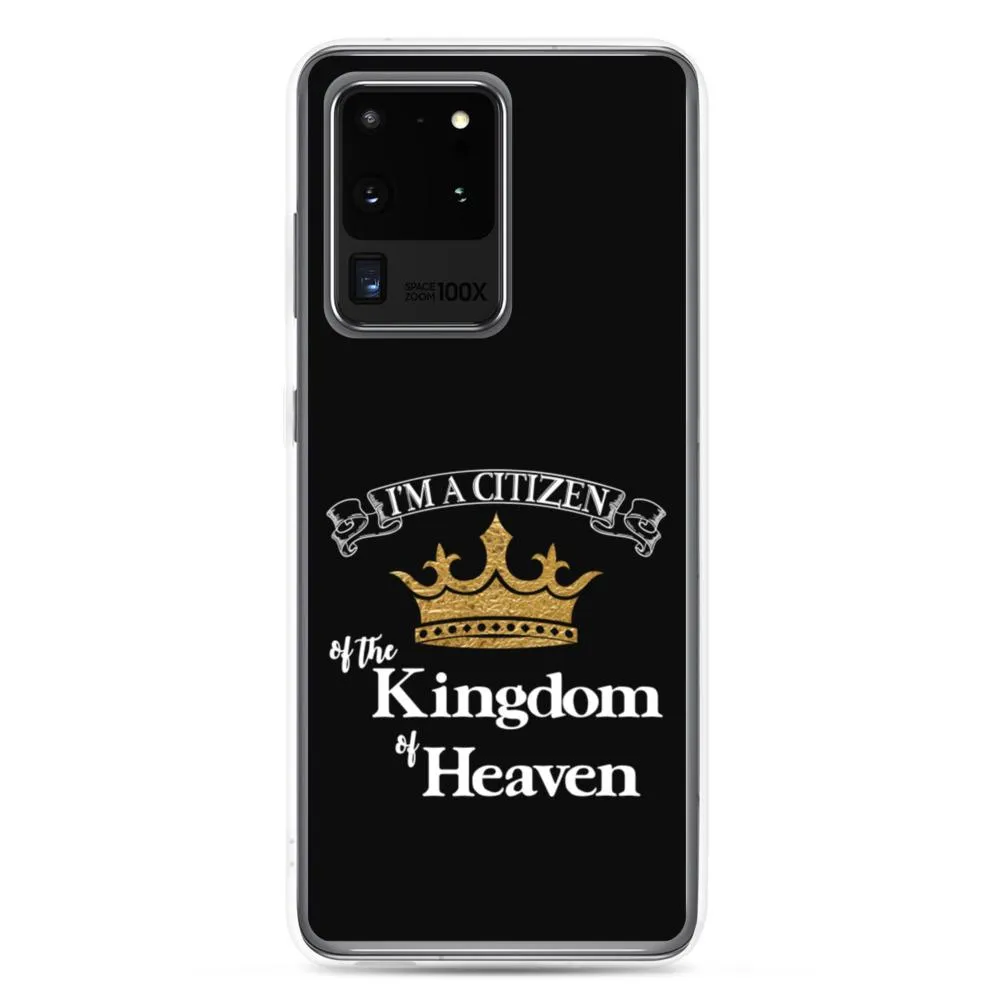 I'm a Citizen, Samsung Black Case, Galaxy S10, S10e, S10 , S20, S20 , S20 Ultra, S21, S21 , S21 Ultra_White-Design