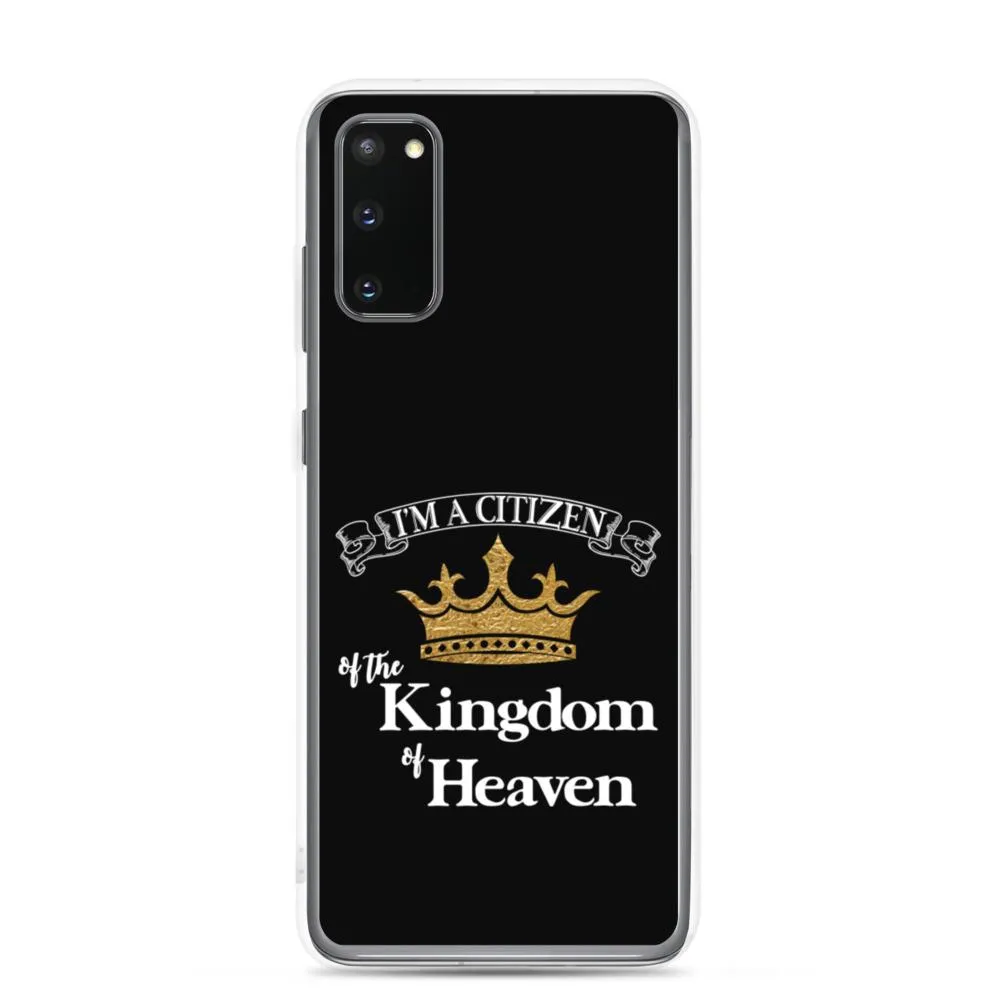 I'm a Citizen, Samsung Black Case, Galaxy S10, S10e, S10 , S20, S20 , S20 Ultra, S21, S21 , S21 Ultra_White-Design