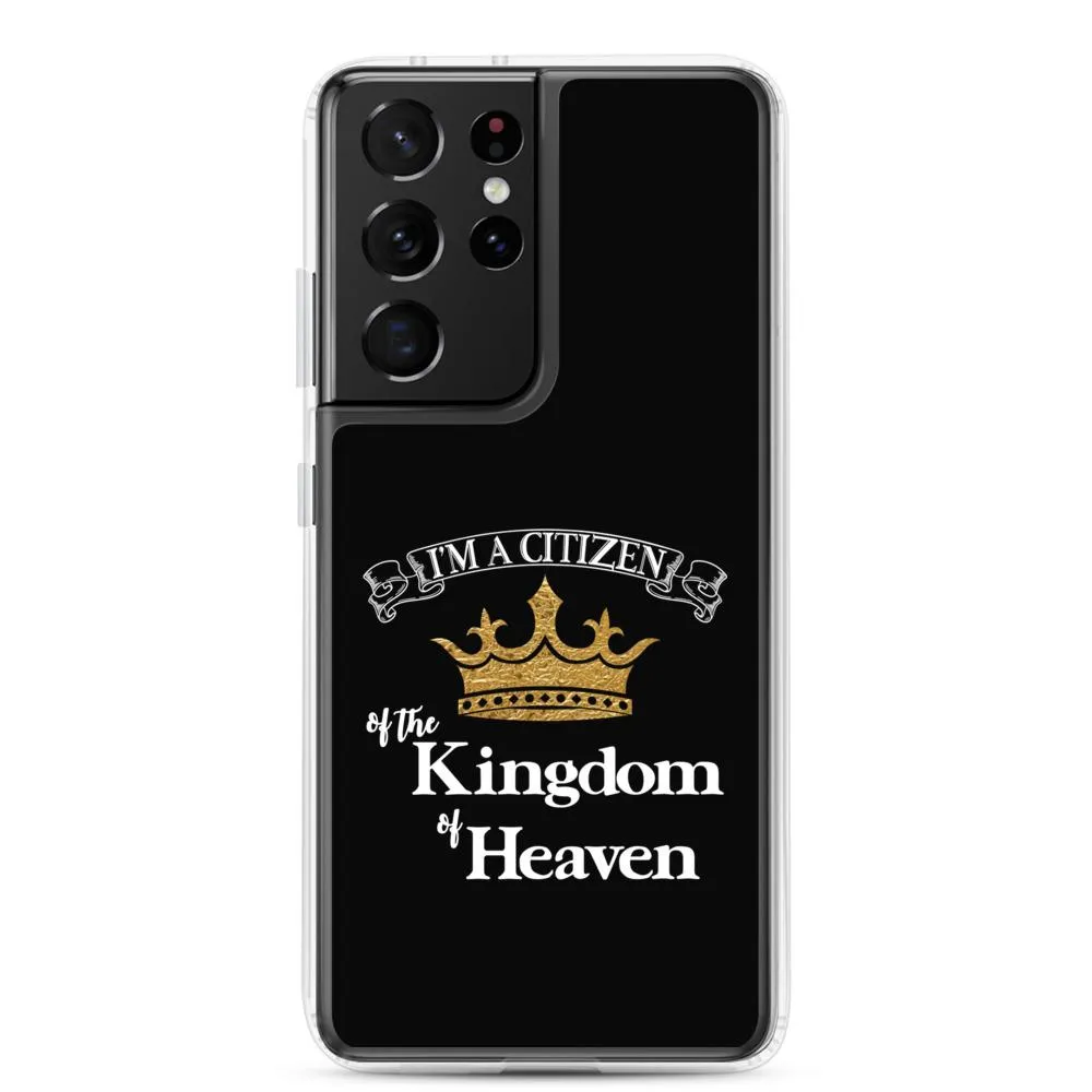 I'm a Citizen, Samsung Black Case, Galaxy S10, S10e, S10 , S20, S20 , S20 Ultra, S21, S21 , S21 Ultra_White-Design