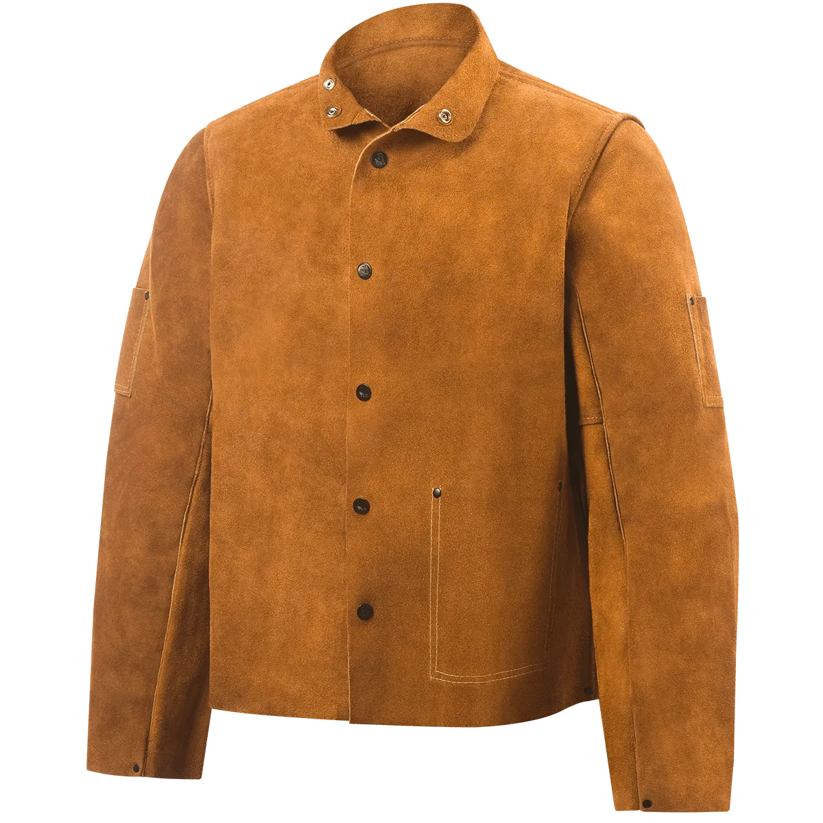 Invicto Brown Suede Cowhide Welder Jacket