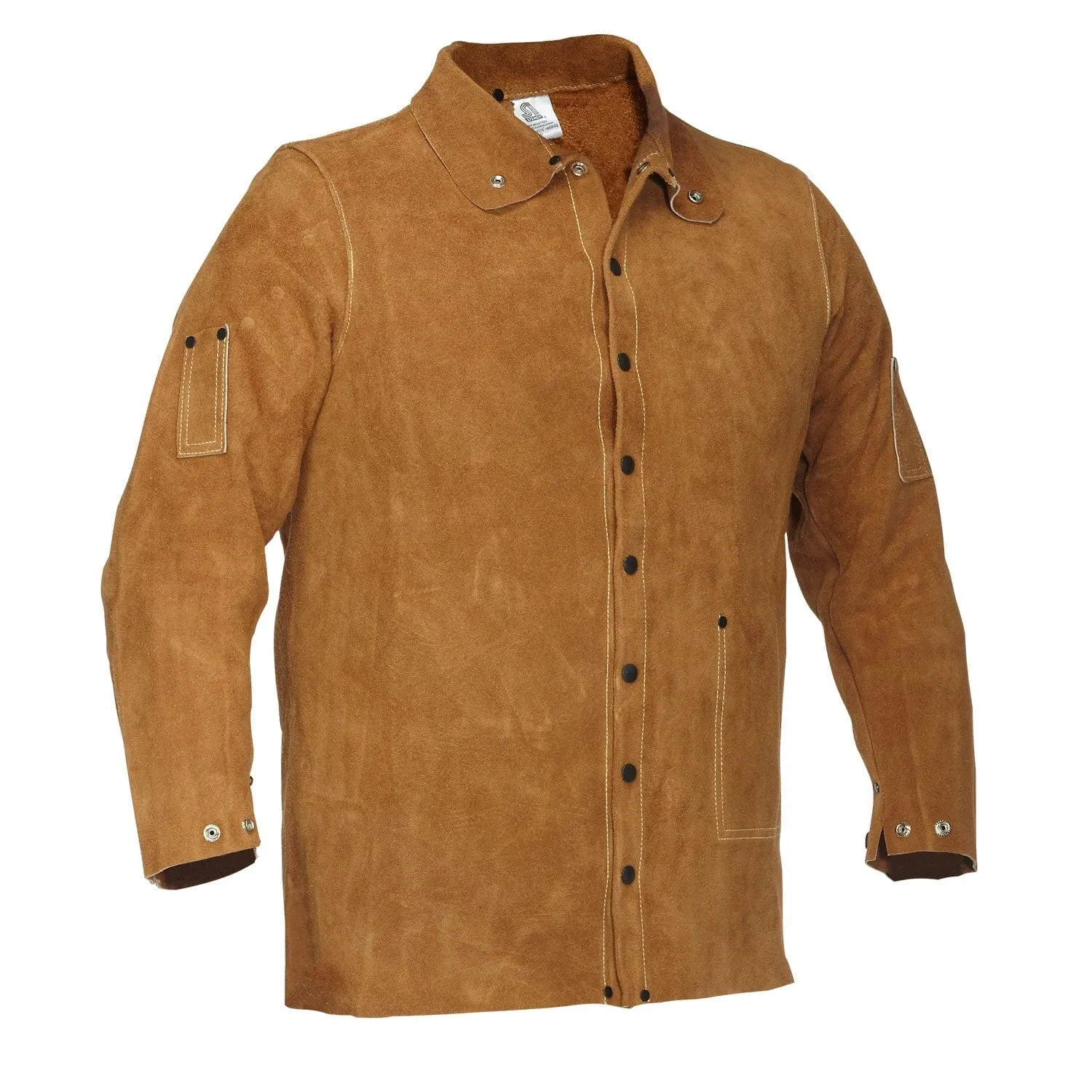 Invicto Brown Suede Cowhide Welder Jacket