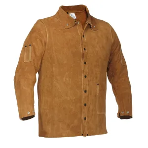 Invicto Brown Suede Cowhide Welder Jacket