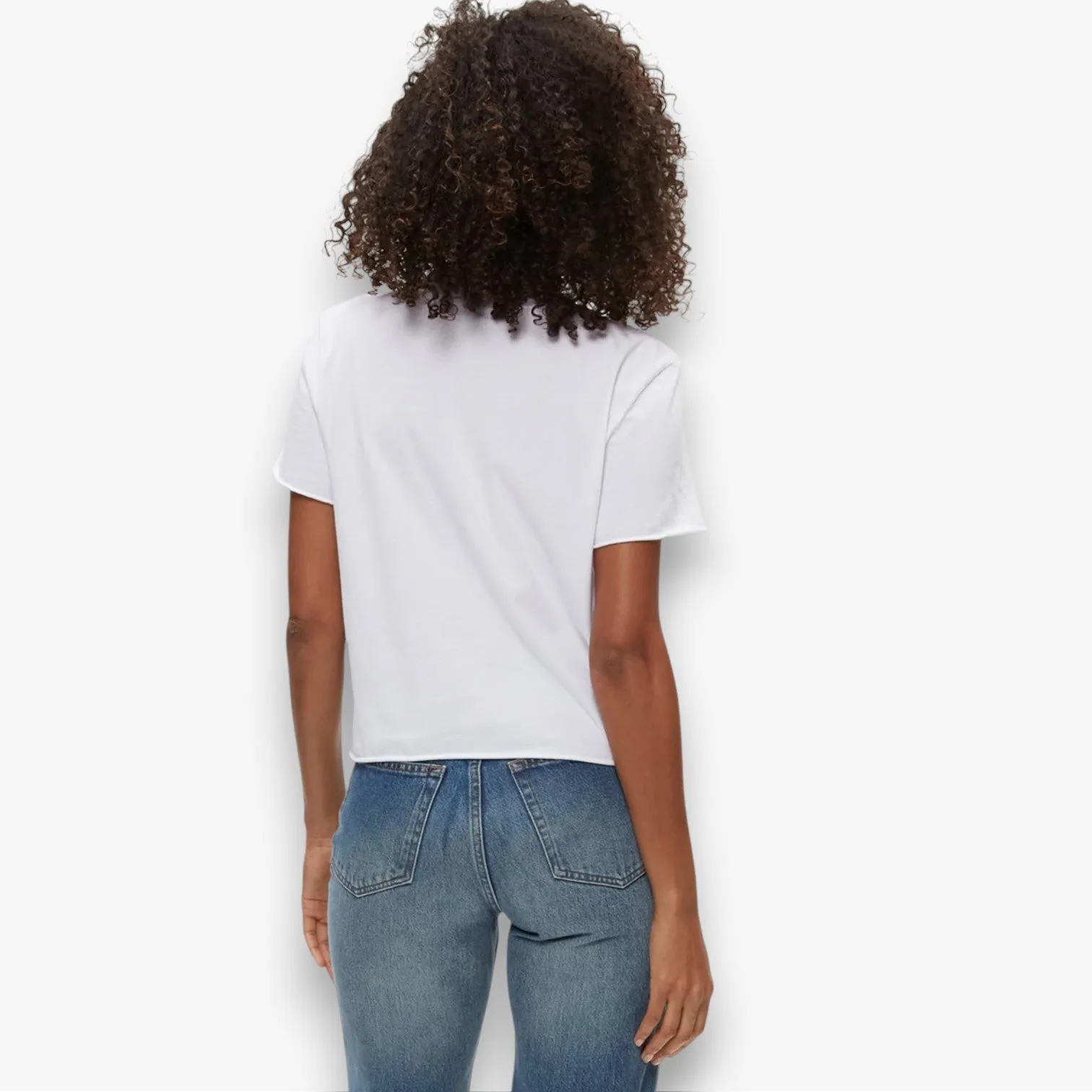 Jackie Raw Edge Tee