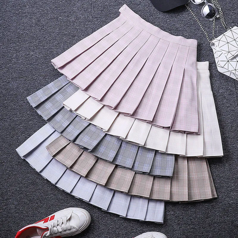 [@jessicabelkin] "CHIC PLAID" PLEATED SKIRT K052801REVIEW