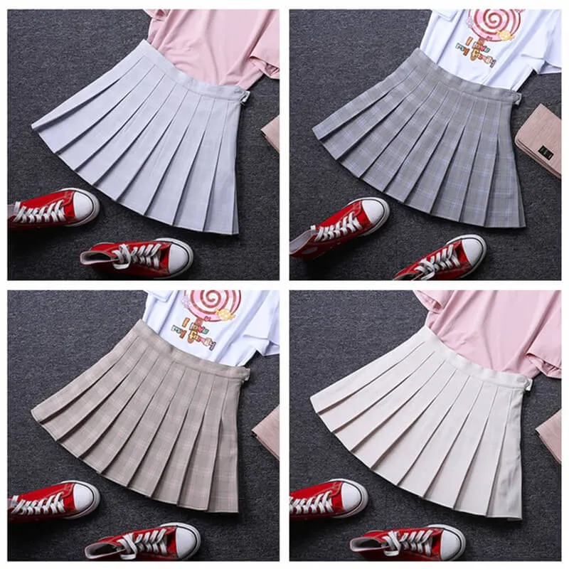 [@jessicabelkin] "CHIC PLAID" PLEATED SKIRT K052801REVIEW